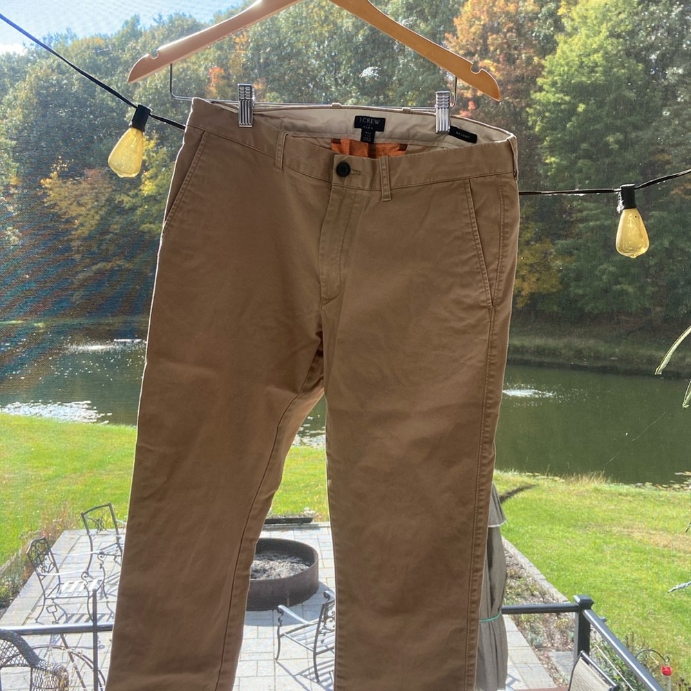 JCrew skinny flex chinos